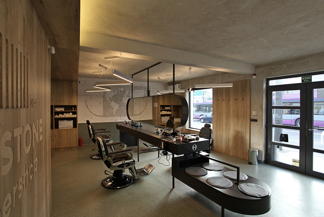 Milestone Barbershop Interior Design By Atelier Mass