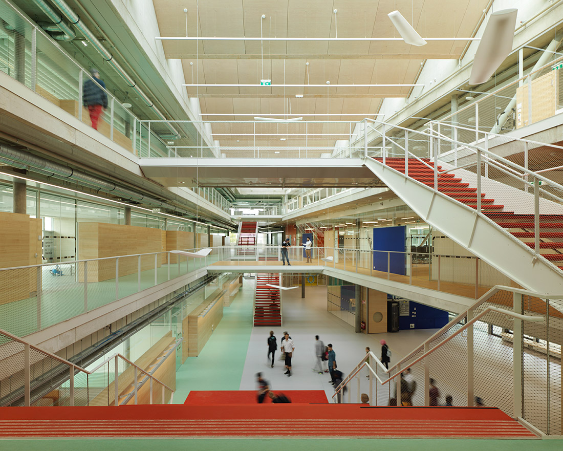 Aspern Federal School by fasch&fuchs.architekten; Austria – BIG SEE