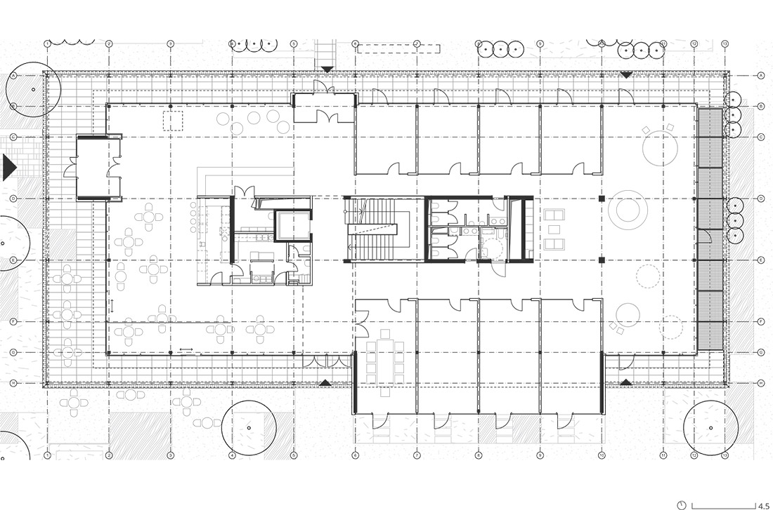 Entrance Building Graphisoft Park by Radius B+S; Hungary