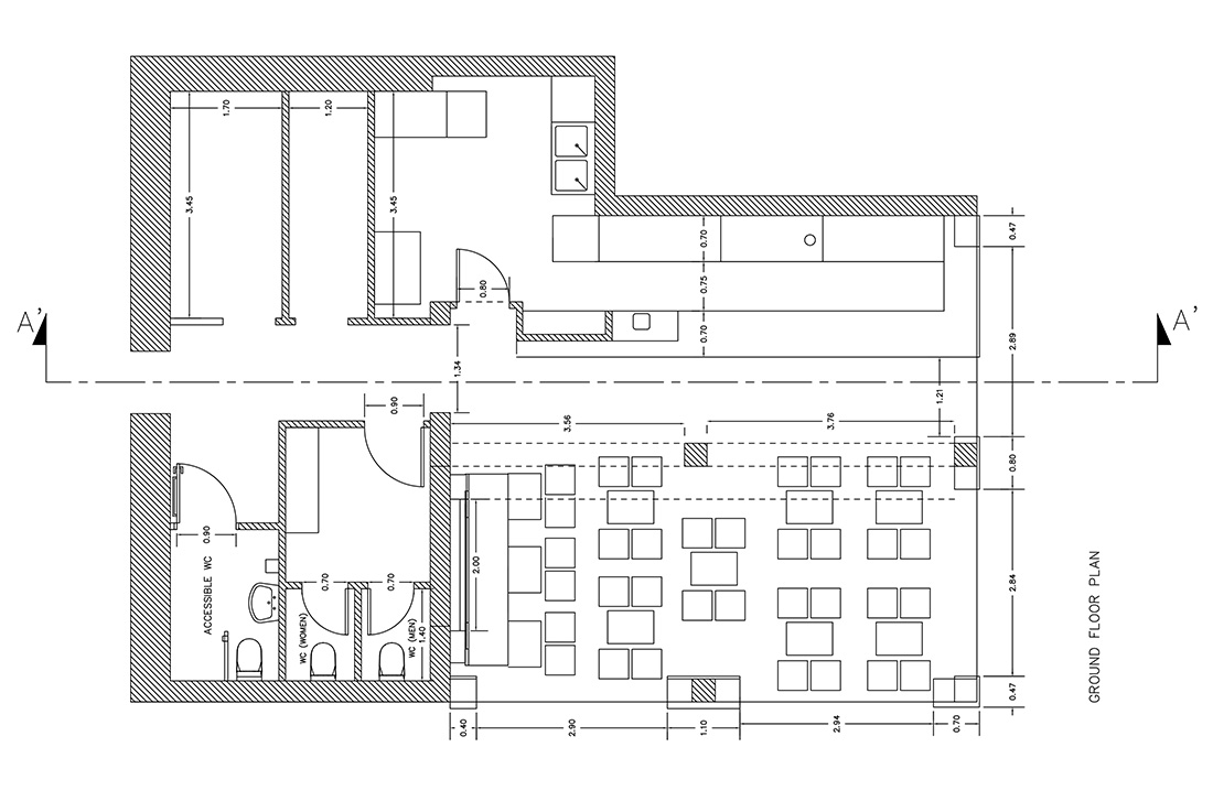 De-Tox café Trikala by Lab4 architects; Greece