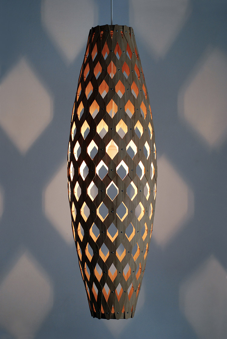 Bamboo Light Hexagonal By Adamlamp Hungary, Bamboo Lamp Shade Design