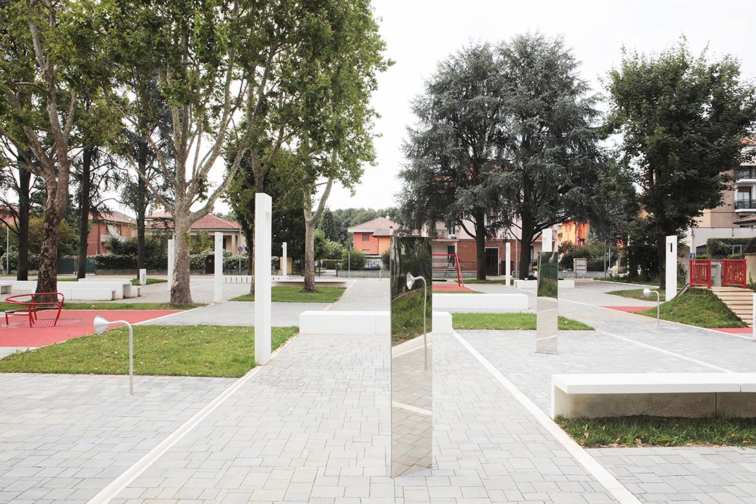 Via Monviso Garden-Square, Garbagnate, Milano – BIG SEE