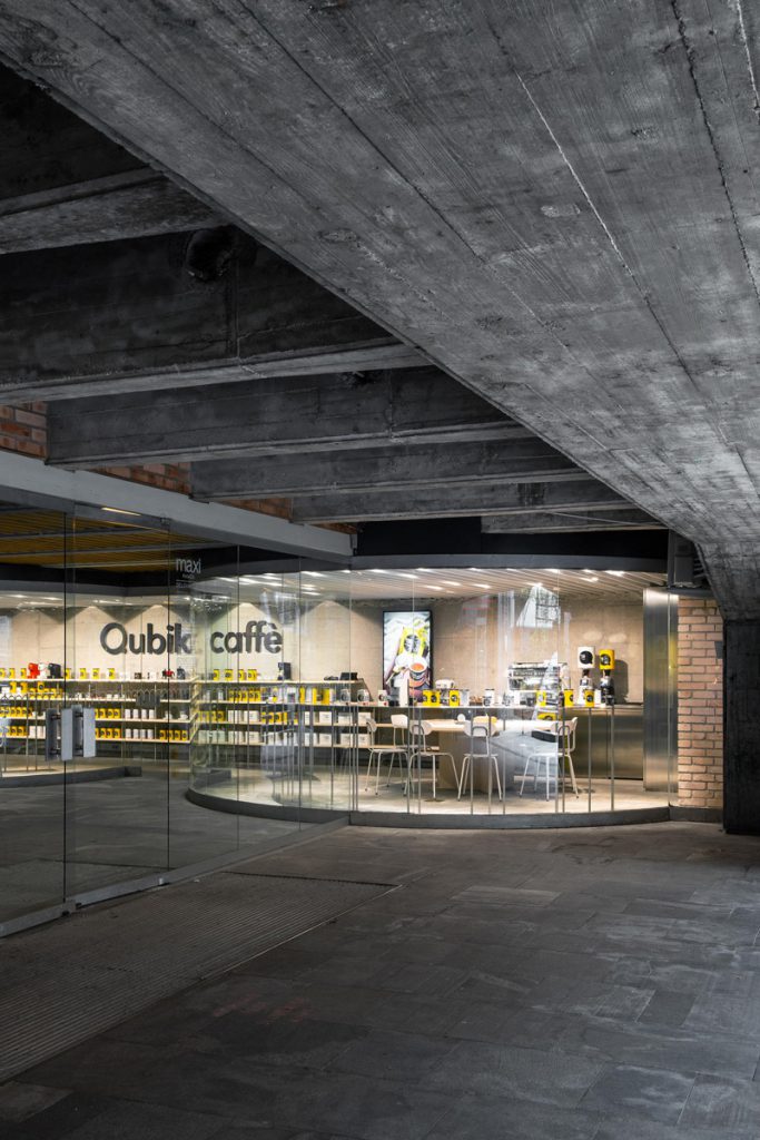 Qubik caffe flagship store, Ljubljana BIG SEE
