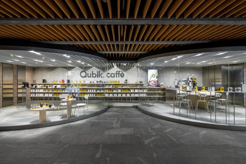 Qubik caffe flagship store, Ljubljana BIG SEE