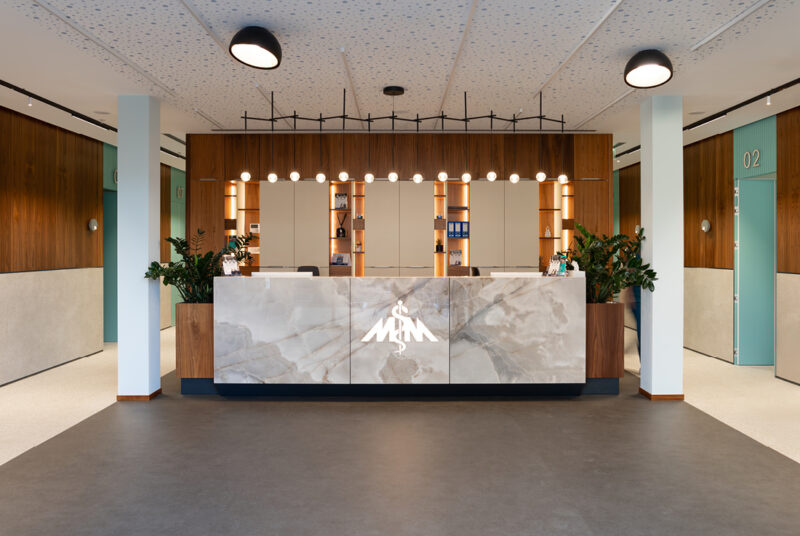 Interior of the private health institution “Milmedika” – BIG SEE
