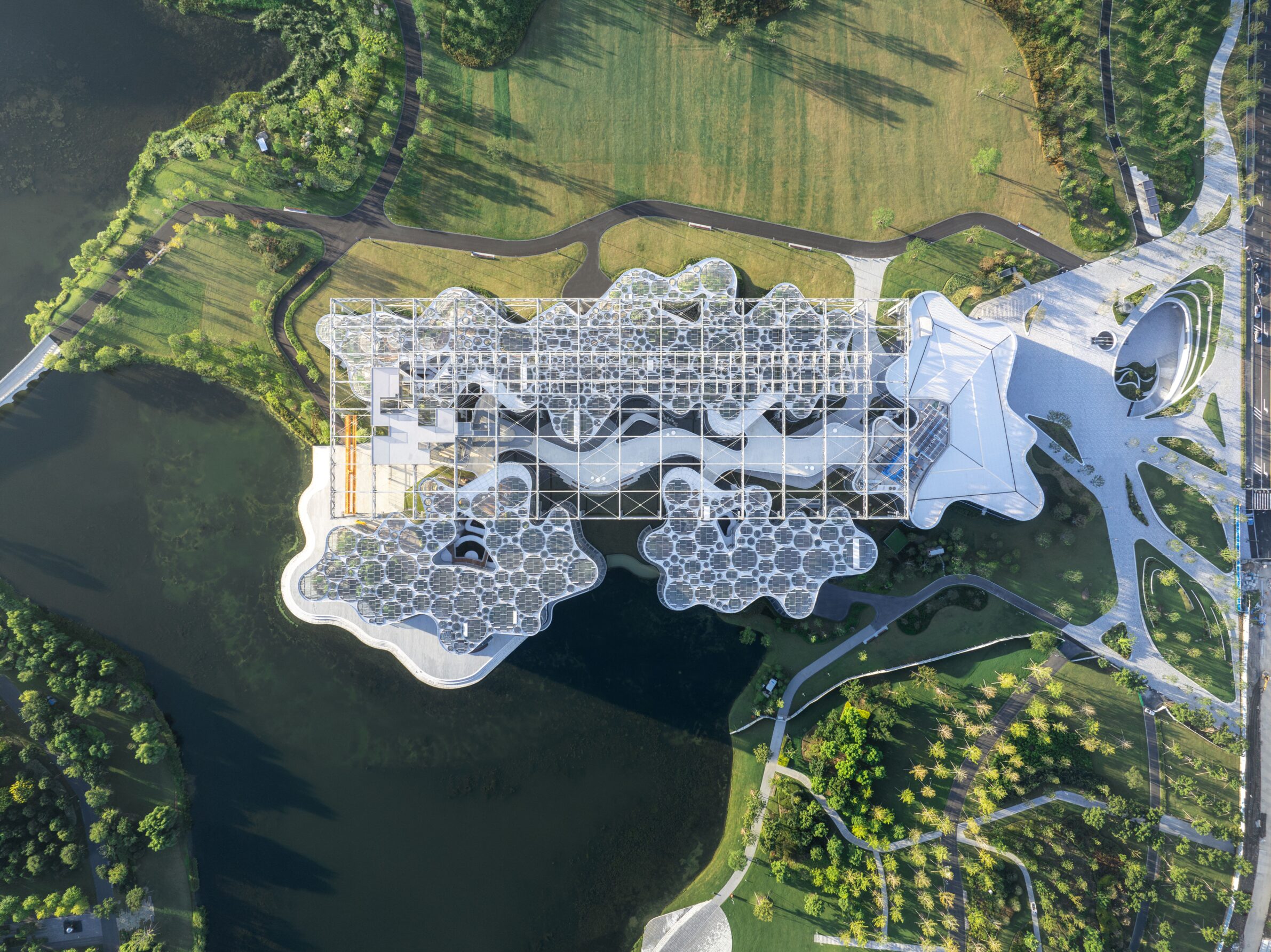 420_Expo-Cultural-Park-Greenhouse-Garden_CreateAR_birdview_top Delugan Meissl