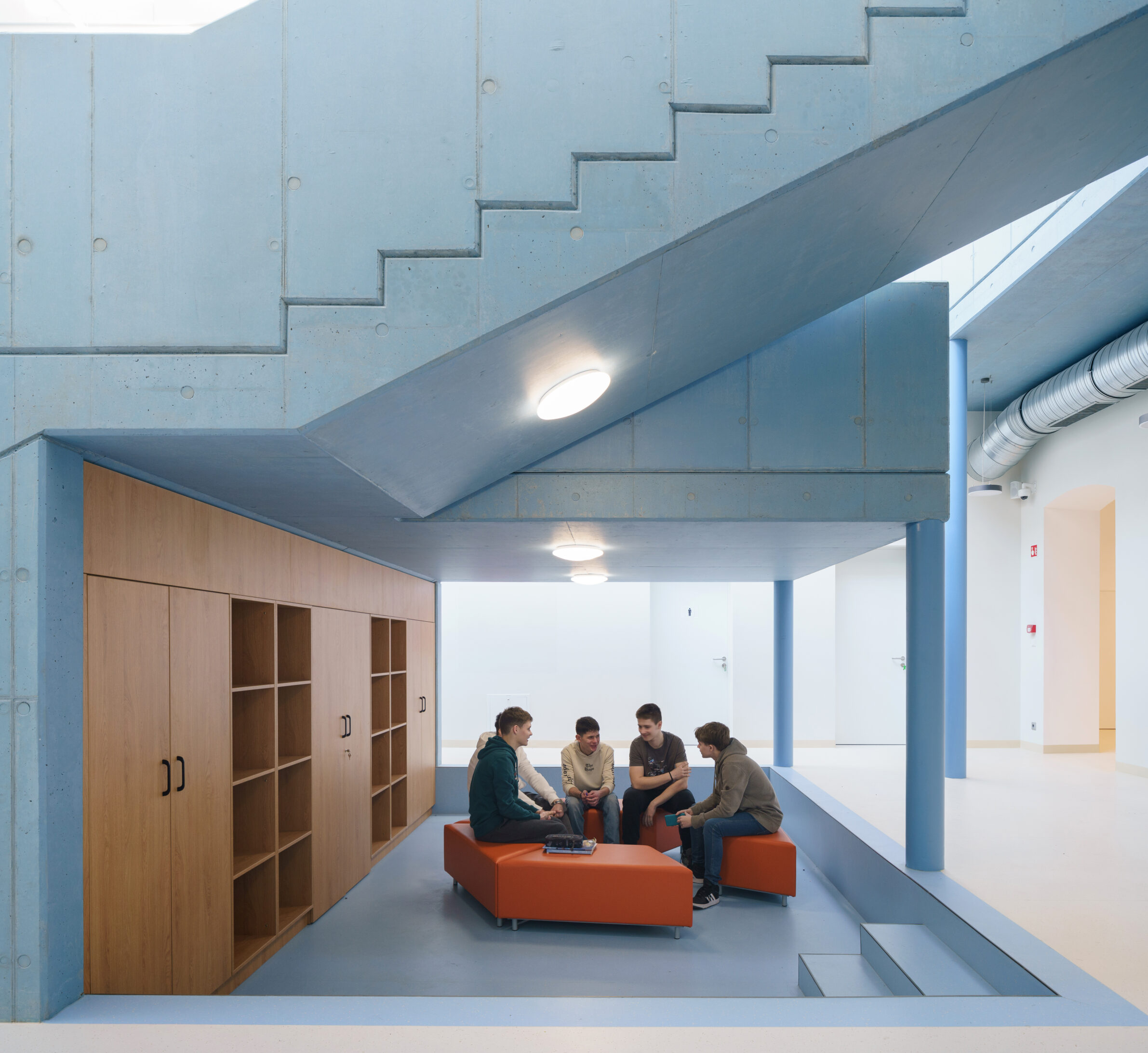 the cave under the learning starcase_photo_Alex Shoot Buildings CAN Architects