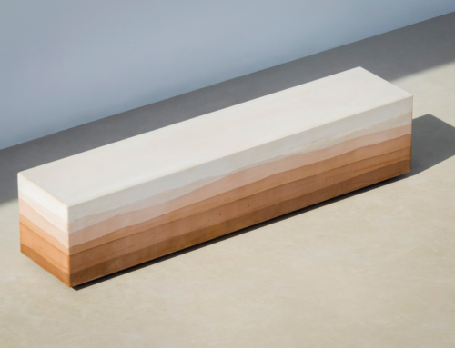 THE RAMMED BENCH by 034 ARCHITECTURAL CONCRETE, designed by Design Over The Norms (DOTN)