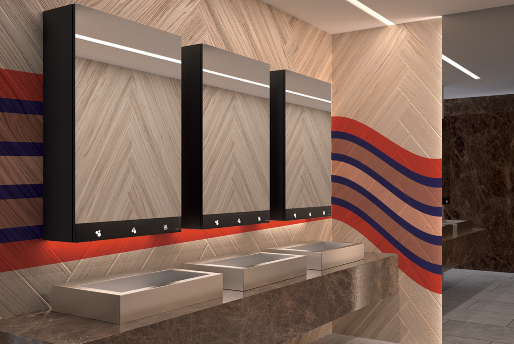 MIRROR CABINET WITH 4 FUNCTIONS