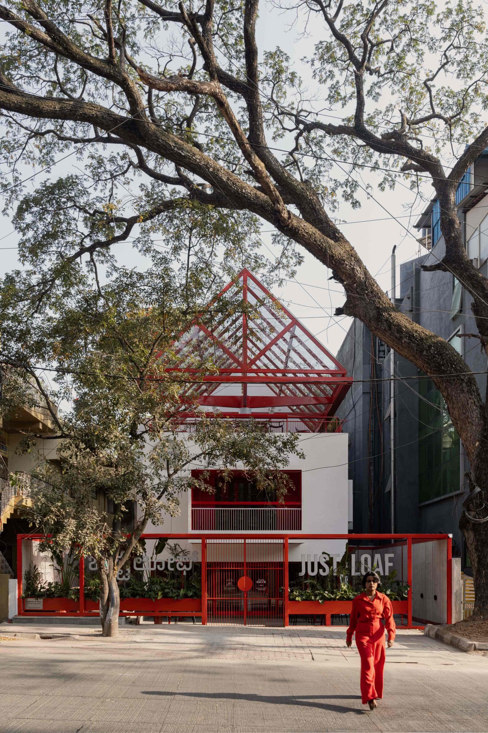 Diner Just Loaf by Cochin Creative Collective with split-level dining spaces in Bangalore, India