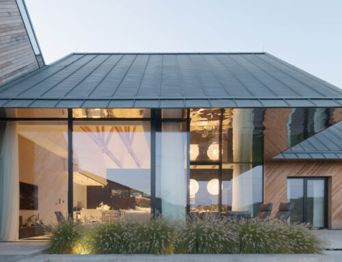 Houses Defined by Wood and Contrast